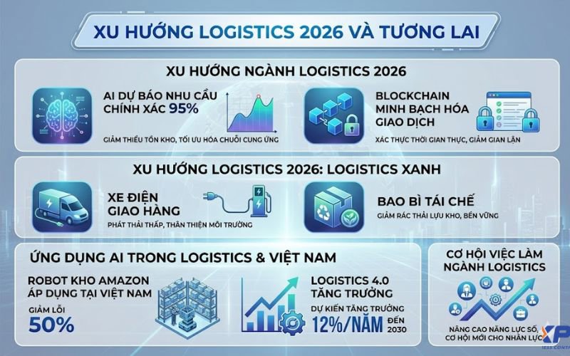 Xu hướng logistics 2026 và tron tương lai